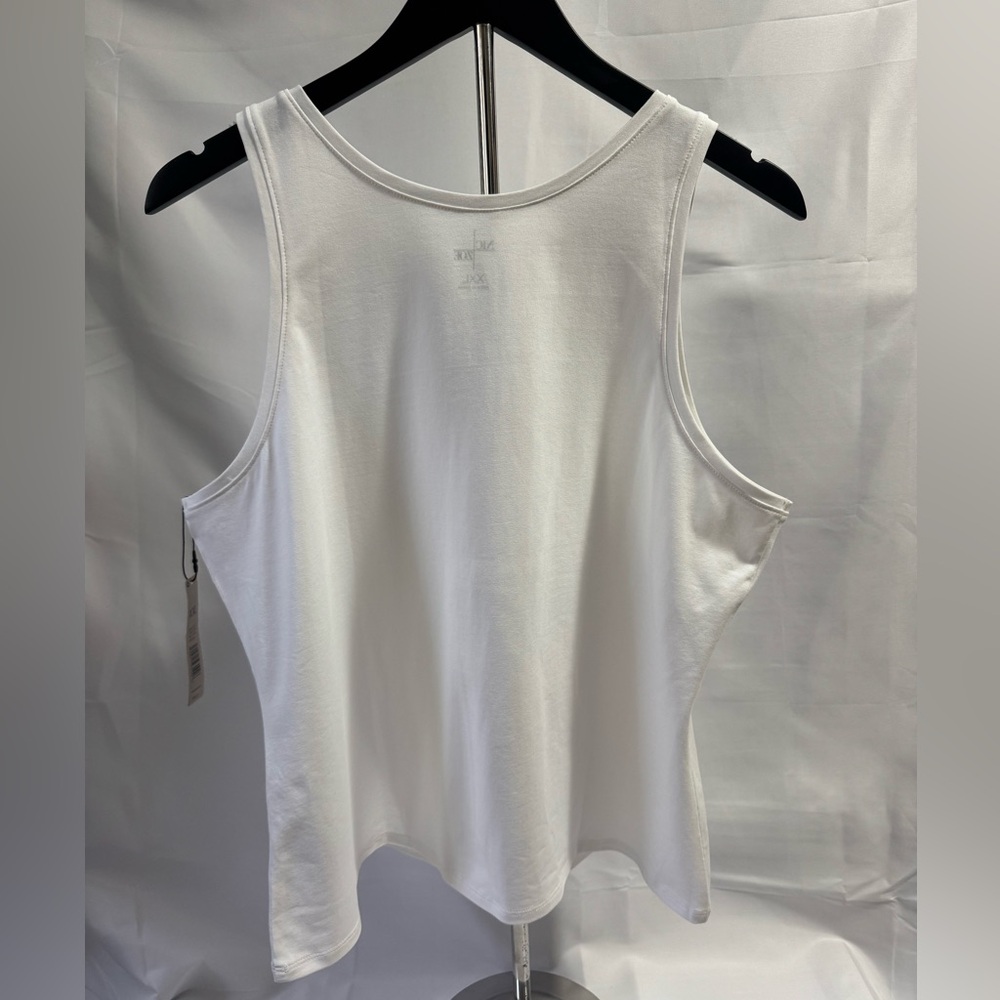 New NIC+ZOE White Women's Tank Top size XXL - Picture 2 of 7